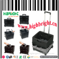 Hdpp Plastic Folding Square Cart with Polyester Tool Bag